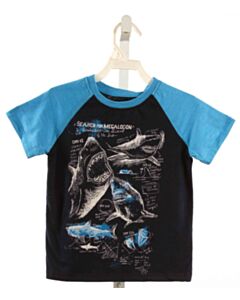 HATLEY  NAVY  PRINTED DESIGN KNIT SS SHIRT