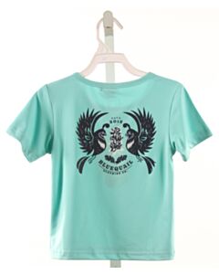 BLUE QUAIL  MINT  PRINTED DESIGN T-SHIRT