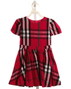 DUFFIELD LANE  HOT PINK  PLAID  DRESS