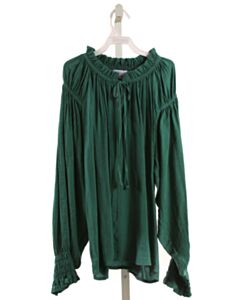 PLEAT. GREEN DRESS SHIRT