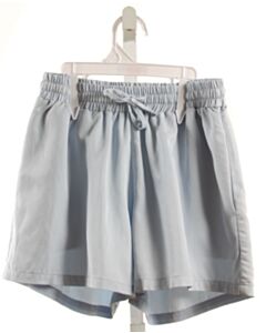PLEAT.  LT BLUE  SHORTS