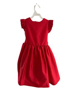 SUSANNE LIVELY RED PARTY DRESS WITH RUFFLE