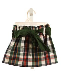 THE BEAUFORT BONNET COMPANY  GREEN  PLAID  SKIRT