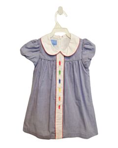 ANAVINI BLUE GINGHAM DRESS