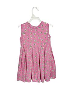 RACHEL RILEY  PINK  FLORAL  KNIT DRESS WITH PICOT STITCHING