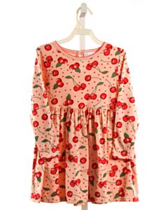 RACHEL RILEY  PINK  POLKA DOT  KNIT DRESS WITH PICOT STITCHING