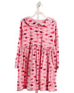 RACHEL RILEY  PINK    KNIT DRESS WITH PICOT STITCHING