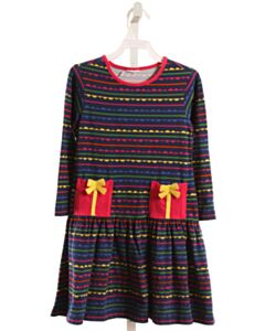 NO TAG  BLUE  STRIPED  KNIT DRESS