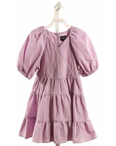 BARDOT PURPLE SEERSUCKER GINGHAM DRESS