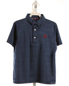 BALD HEAD BLUES NAVY KNIT SS SHIRT