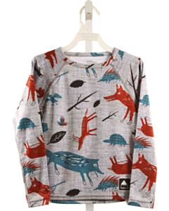 BURTON  MULTI-COLOR  PRINT  KNIT LS SHIRT