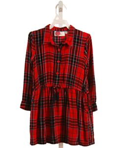 MINI BODEN  RED  PLAID  DRESS