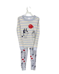 HANNA ANDERSSON  BLUE  STRIPED PRINTED DESIGN LOUNGEWEAR