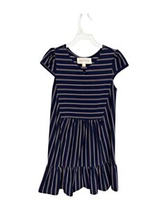 MABEL + HONEY BLUE STRIPED KNIT DRESS