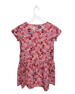 TEA RED FLORAL DRESS