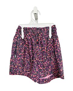 ATHLETA GIRL PURPLE PRINTED DESIGN SHORTS