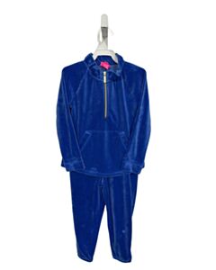 LILLY PULITZER  BLUE VELOUR   2-PIECE OUTFIT