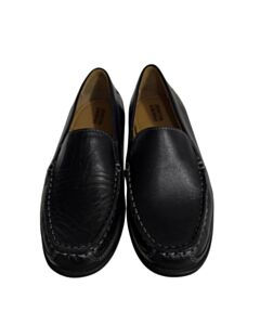JOHNSTON & MURPHY BLACK LOAFERS  *EUC SIZE CHILD 1