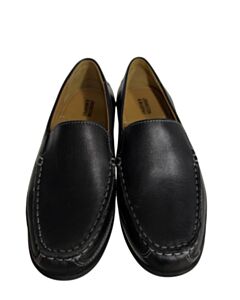 JOHNSTON & MURPHY BLACK LOAFERS  *EUC SIZE CHILD 2