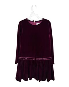 FLORENCE EISEMAN  PURPLE VELOUR   PARTY DRESS