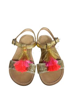 MINI BODEN GOLD SANDALS *SIZE EU 27 EQUIVALENT TO A SIZE 10.5 *EUC SIZE TODDLER 10.5
