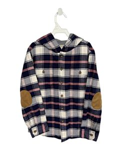 HOPE & HENRY BLUE PLAID OUTERWEAR