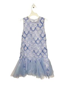 LOLA + THE BOYS BLUE TULLE SEQUINED PARTY DRESS