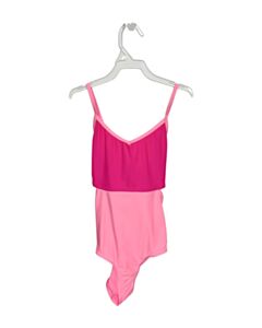 LANDS' END KIDS  HOT PINK    1-PIECE SWIMSUIT