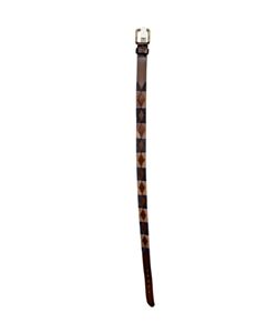 PAMPEANO  BROWN   EMBROIDERED BELT