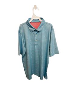 JOHNNIE-O LT BLUE STRIPED DRESS SHIRT
