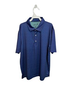 JOHNNIE-O  LT BLUE   PRINTED DESIGN DRESS SHIRT