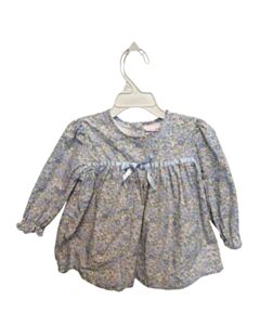 STITCHY FISH  BLUE  FLORAL  SHIRT-LS