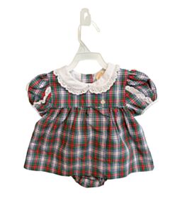 THE BEAUFORT BONNET COMPANY  RED  PLAID  2-PIECE DRESSY OUTFIT