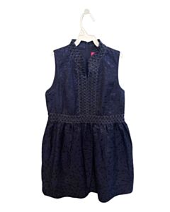 LILLY PULITZER BLUE EMBROIDERED PARTY DRESS