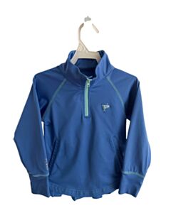 GARB BLUE PULLOVER WITH RUFFLE