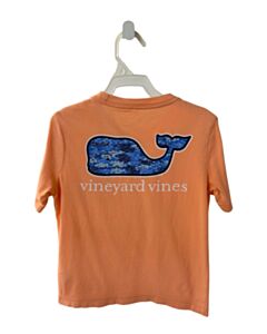 VINEYARD VINES ORANGE PRINTED DESIGN T-SHIRT