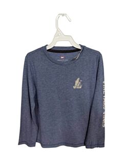 VINEYARD VINES BLUE PRINTED DESIGN KNIT LS SHIRT