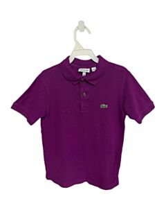 LACOSTE  PURPLE PIQUE   DRESS SHIRT