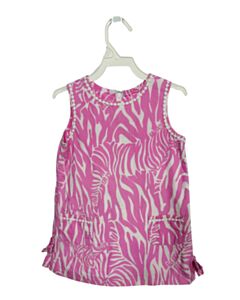 LILLY PULITZER PINK PRINTED DESIGN DRESS