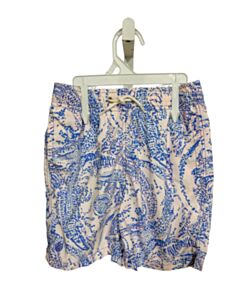 LILLY PULITZER  BLUE   PRINTED DESIGN SWIM TRUNKS