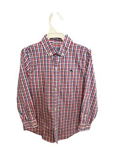 VINEYARD VINES  RED  PLAID  DRESS SHIRT