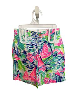 LILLY PULITZER  GREEN PIQUE   SHORTS
