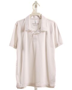 CREWCUTS  WHITE    KNIT SS SHIRT