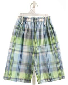 PAPO D'ANJO  MULTI-COLOR  PLAID  SHORTS