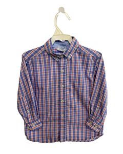 LITTLE ENGLISH BLUE PLAID DRESS SHIRT