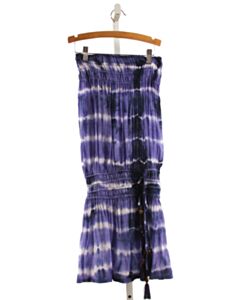 TIARE HAWAII  BLUE  SMOCKED DRESS