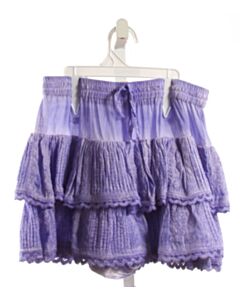 MUCHE & MUCHETTE  PURPLE  EMBROIDERED SKIRT
