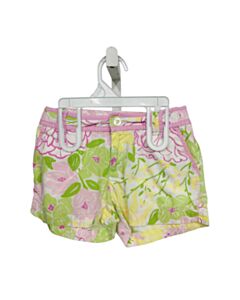 LILLY PULITZER  GREEN  FLORAL  SHORTS