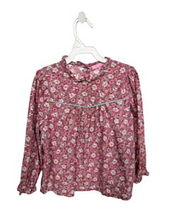 BISBY BY LITTLE ENGLISH  PINK  FLORAL  SHIRT-LS