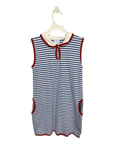 BELLA BLISS  BLUE  STRIPED  KNIT DRESS